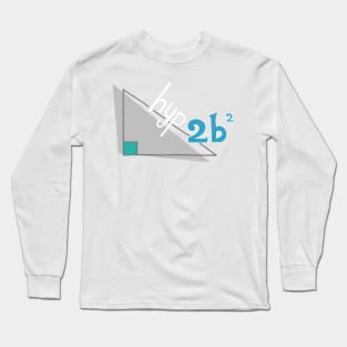 Hyp 2b(squared) - blue Long Sleeve T-Shirt